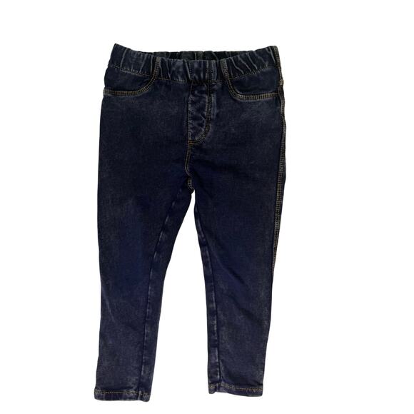 Tucker & Tate Baby Girls Jeggings 18M Dark Wash Denim Leggings Pants - Picture 1 of 5